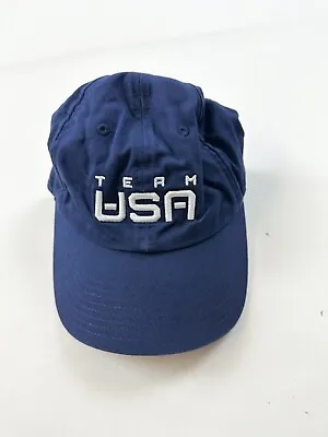 Team USA Hat Cap Adult Blue Strapback Nike Heritage86 United States Olympics • $12.42