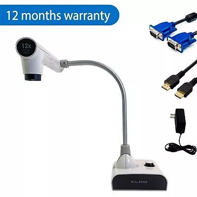 Elmo TT-12i High Resolution Document Camera 1080p HDMI RGB USB CLEARANCE • $110