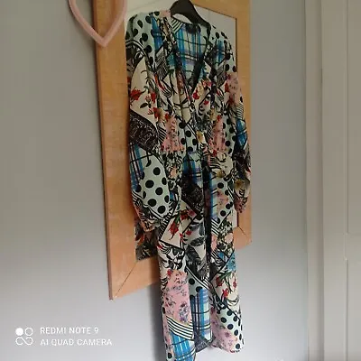 AX Paris Multicoloured Wrap Dress Size 14 • £14