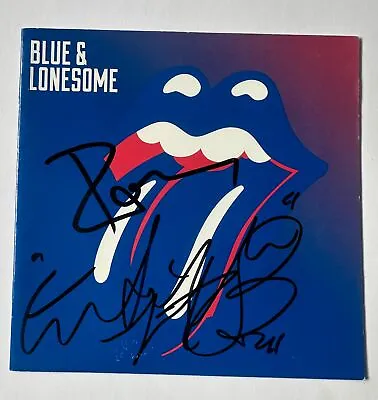 The Rolling Stones Signed CD Cover OnlineCOA AFTAL #12 • $355.80