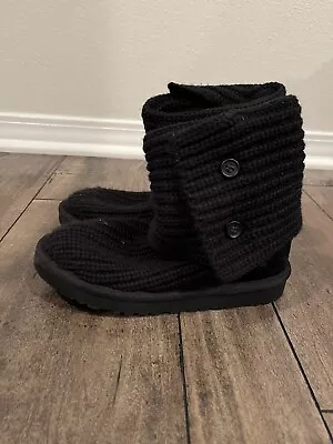 Uggs Childrens Cardy Style Size 2 Black • $14