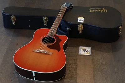 $2195 • Buy 2019 Gibson Hummingbird Modern Avant-Garde Mahogany Light Cherry Burst + OHSC