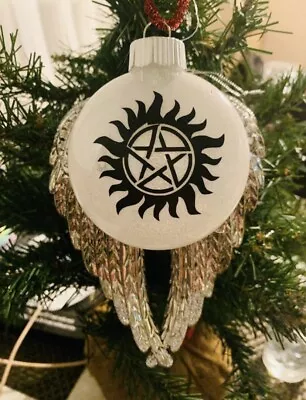 Supernatural Angel Ornament Christmas Tree Decoration Castile Deanpentagram • $12.25