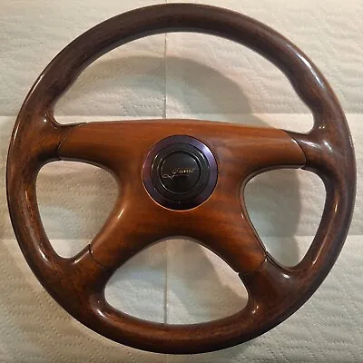 Grant Wood Grain Steering Wheel :vintage RARE • $450