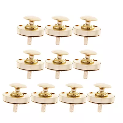 10 Sets Magnetic Snap Fasteners Closures & Buttons Double Rivets For Bags • £7.58