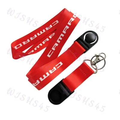 Quick Release Keychain For Chevrolet Red Camaro RS SS Z28 Lanyard Neck Key Chain • $6.29