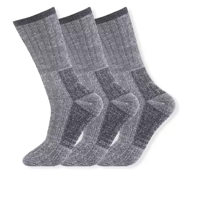 3 Pairs Men's Merino Wool Socks Outdoor Walking Work Boot Thermal Socks UK 6-11 • £6.95