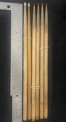 3 Pair Authentic Vintage JAZZ DRUMSTICKS 2 Pair Promark 1 Ludwig +? Good - Nylon • $24.99