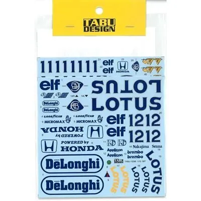 Decals 1/12 LOTUS99T Full Sponsor Decal  F1. For TAMIYA • £45.20