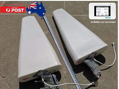 2x 698 - 2700 MHz Outdoor Antennas & 2x 5m Cables For Netgear Optus 4G AC800s  • $189