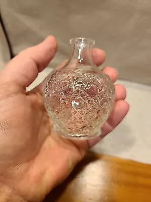 Vintage Avon Clear Glass Bottle 3  Tall • $7