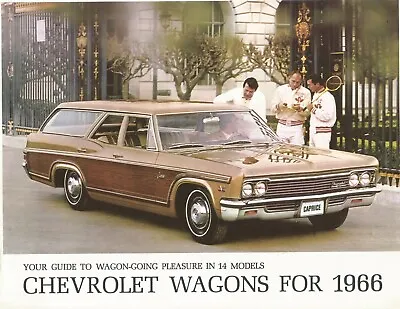 1966 Chevrolet Impala Chevelle Nova Station Wagon Plus Sportsvan Brochure • $7.49