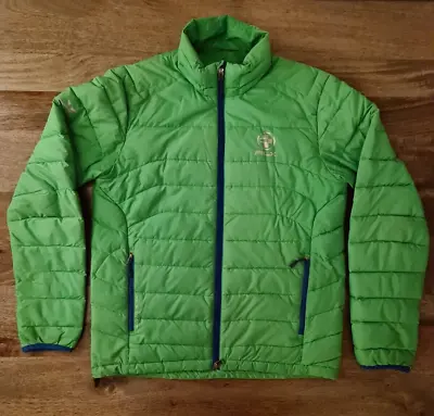 POLO RLX Ralph Lauren Men’s Down Packable Jacket - Size Medium - Green/Blue Zips • £20