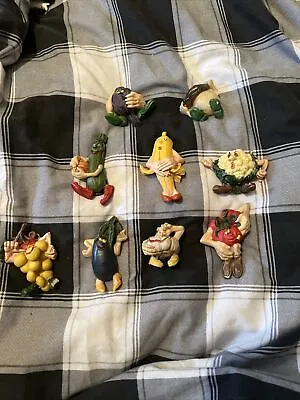 Funny Vegetable Magnets. Vintage • £10