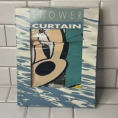 $34.98 • Buy Vintage New Cartoon Minnie Mouse Bathroom Shower Curtain Vinyl USA Made Disney
