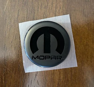 Dodge Challenger MOPAR Fuel Door Badge In Black • $41