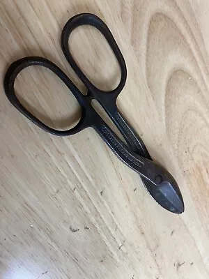 Vintage Crescent Tin Snips Metal Cutting Shear Cutter Jamestown USA Scissors • $16.95
