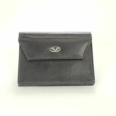 Visconti Pen Leather Business/Credit Card Holder Wallet - Made In Italy • $120