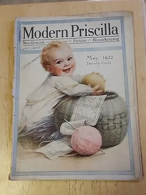 Modern Priscilla Magazine May 1922 Needlework Housekeeping Annie Benson  Multer • $24.99