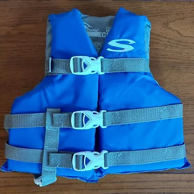 Stearns Child Life Jacket Boat Vest 30-50 LB Blue PFD • $22