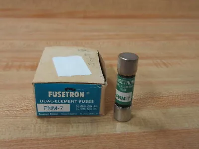 Fusetron FNM-7 Bussmann Fuse 7AMP 250V FNM7 (Pack Of 9) • $36.33