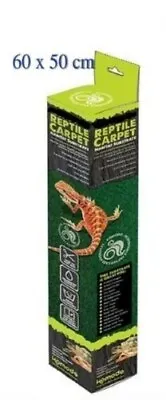 £7.99 • Buy Reptile Carpet Habitat Substrate For Tortoises Dragons Geckos Snakes 60 X 50cm