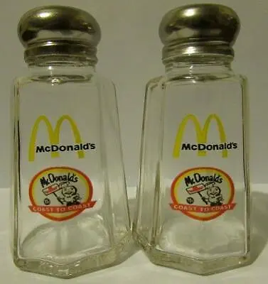 Charming Set Of 2 McDonald's Speedy Salt And Pepper Shakers • $8.99