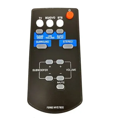 NEW FSR60 WY57800 For Yamaha Sound Bar Remote Control ATS1010 YAS101 YAS101BL • $6.91