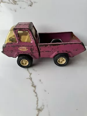 Vintage Tonka Toy Super-Thrust Pickup Truck PINK Pressed Steel 1970's • $30