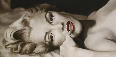 LMOP010  100%  Hand Painted Lying Marilyn Monroe Art Oil Painting On Canvas • $53.82