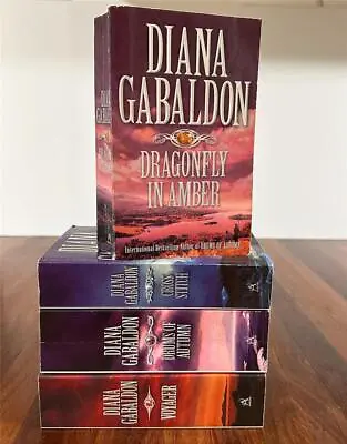 Books 1-4 Of OUTLANDER: Cross Stitch/Dragonfly In Amber/Voyager/Drums Of Autumn • $29.95