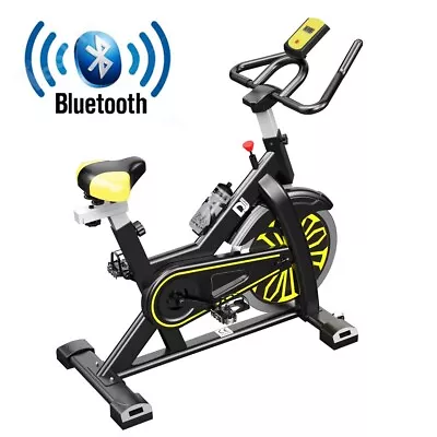 Exercise Spin Bike 15kg Steel Flywheel *New* • £134.99