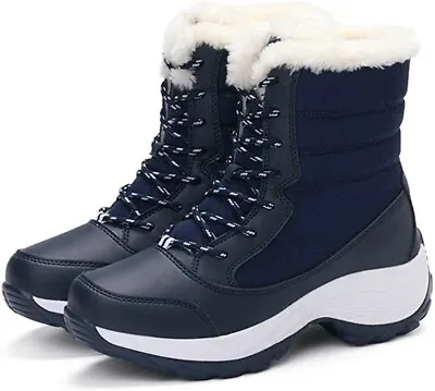 £14.99 • Buy Women Boots Comfortable Retro Style Shoes Platform Keep Warm Female Winter Boots
