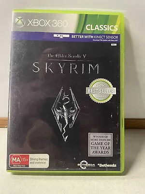 The Elder Scrolls V Skyrim (Microsoft Xbox 360) [PAL] - Complete With Free Post • $9