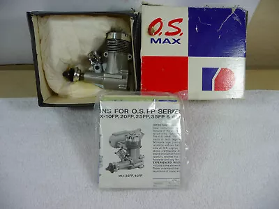 Vintage O S Max 40FP Model R/C Airplane Engine & Muffler  In Original Box • $34.95