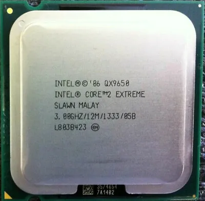 Intel Core 2 Extreme QX9650 QX9650 - 3GHz Quad-Core (BX80569QX9650) Processor • £213.57