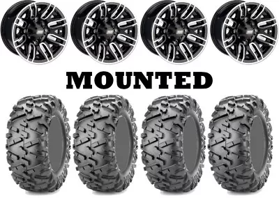 Kit 4 Maxxis Bighorn 2.0 Tires 25x8-12/25x10-12 On Moose 112X Black Wheels 1KXP • $1220.20