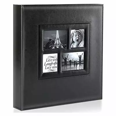 £31.62 • Buy Benjia Photo Album 1000 Pockets 6x4 Photos, Extra Large Size Leather Cover 