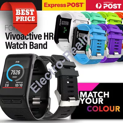 New Replacement Sports Silicone Wrist Watch Band Strap For Garmin Vivoactive HR • $9.95