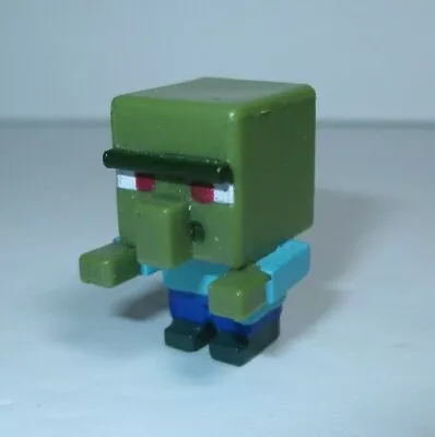 Minecraft Mini-Figures Grass Series 1 1  Zombie Villager Figure Mojang • $4.99