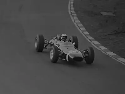 Original Motor Racing Negative. 1965 F1 Race Of Champions Jo Bonnier Brabham • £7.99