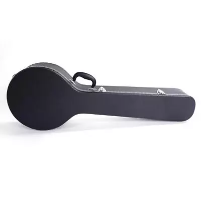 Hardshell Professional 5-string Microgroove Leather Pattern Banjos Case Black • $63.89