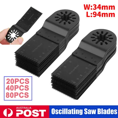 $28.89 • Buy 40Pcs 34mm Oscillating Multi Tool Saw Blades For    Ozito