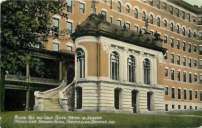 1918 French Lick Springs Hotel View French Lick Springs Indiana Postcard • $9.99