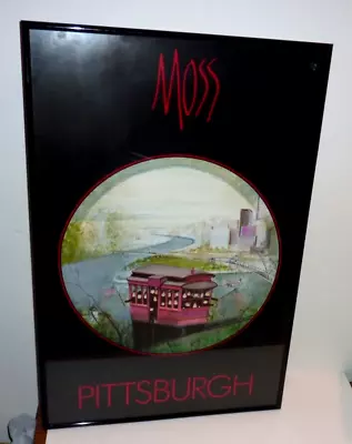 P. Buckley Moss Art Print Pittsburgh Pa. 16 X 24   Custom Frame • $40