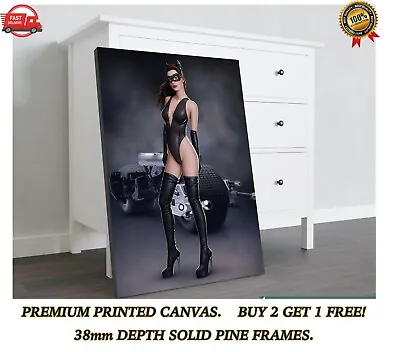 Catwoman The Dark Knight Movie Large CANVAS Art Print Gift A0 A1 A2 A3 A4 • £27.30