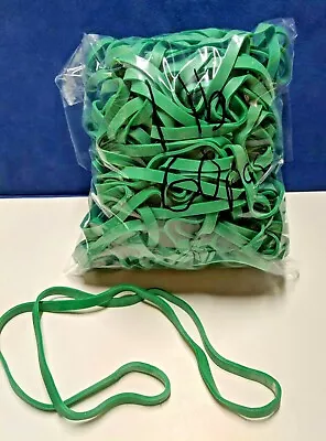 1 PACK OF Alliance Large Super Size Green 14  X 1/4  Rubber Strapping Bands 1 Lb • $4.77