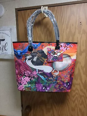 Brand New  Vintage Ed Hardy Tote From 2011 With Graphic Pattern Artist Miguel  • $27