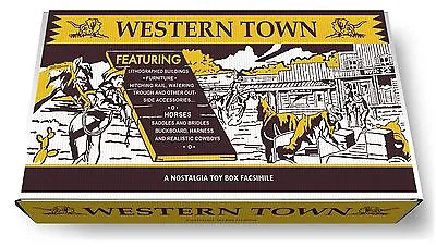 Marx Western Town Play Set Box • $79.99