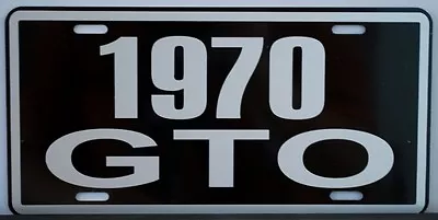 1970 70 Pontiac Gto License Plate 389 400 455 Tri Power Hurst Ram Air Judge Goat • $18.95